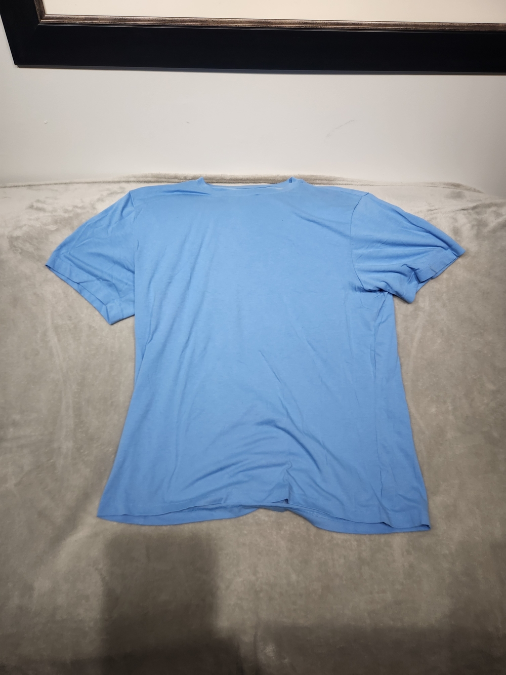 George Light Blue Short Sleeve Crew Neck Tee